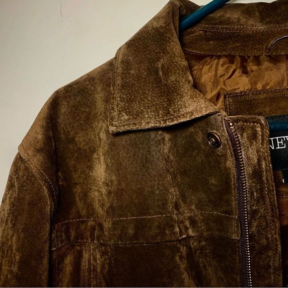 NEVADA Men’s Brown 100% Suede Leather Jacket (Size M- 38-40) - Picture 8 of 16